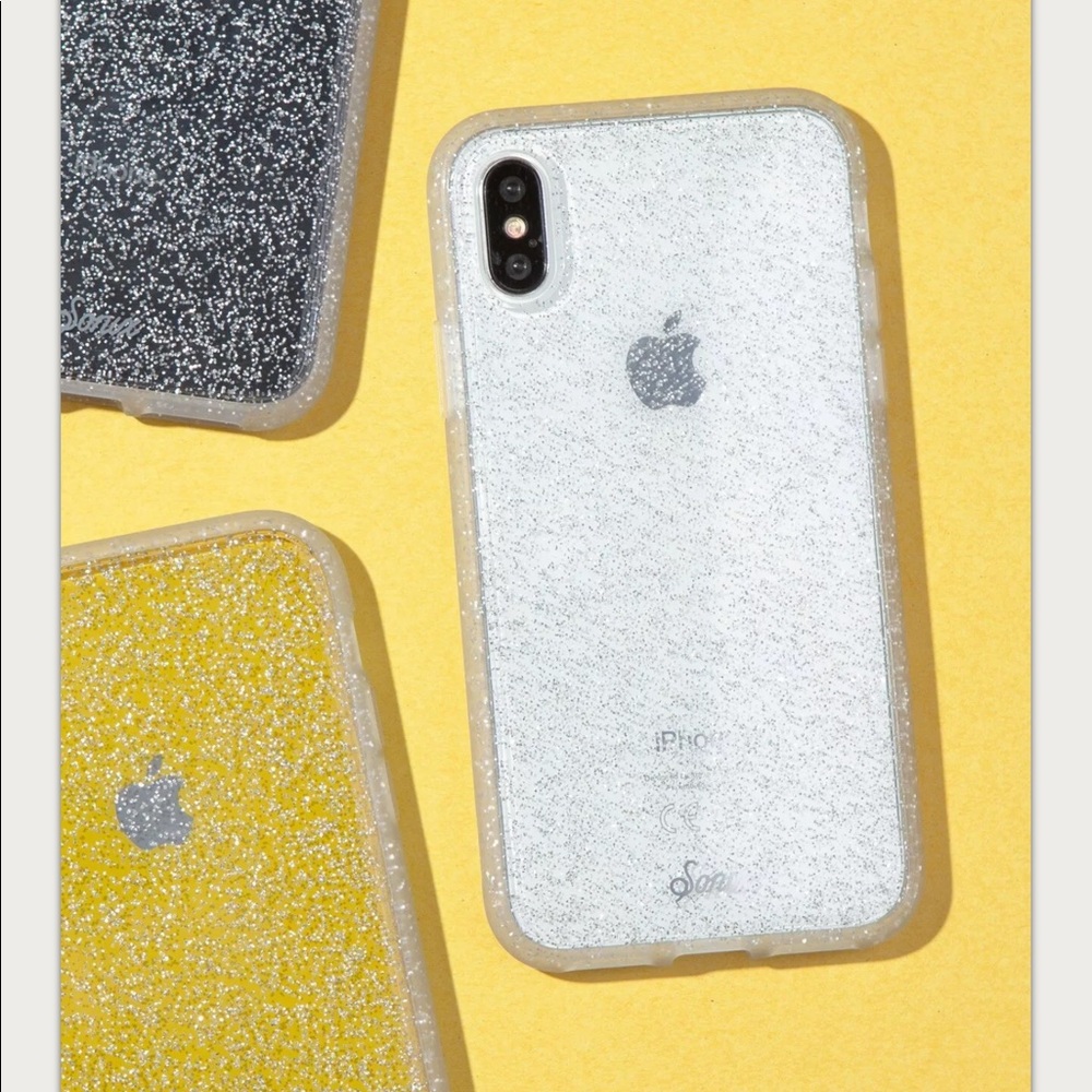SONIX SILVER GLITTER IPHONE XS MAX CASE NWT